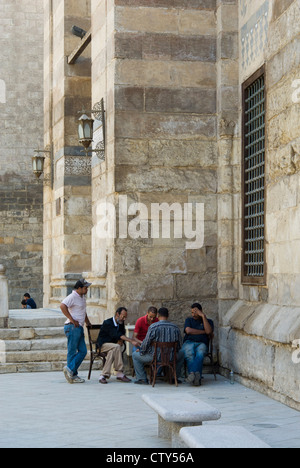 Muhammad ibn Qalawun moschea, Khan El Khalili al Cairo, Egitto, Africa Settentrionale, Africa Foto Stock