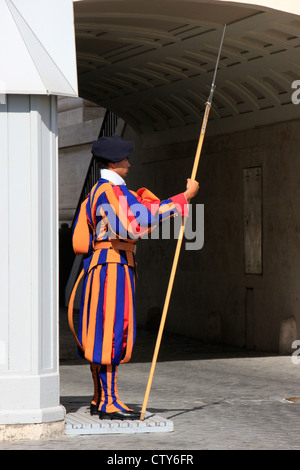 Guardia Svizzera, Città del Vaticano, Roma, Italia Foto Stock