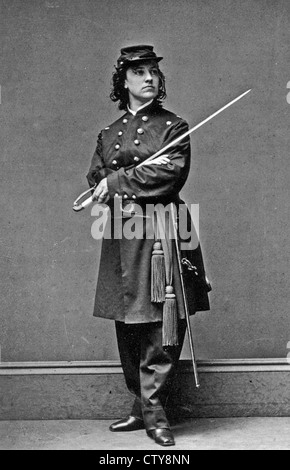 CUSHMAN Paolino (1833-1897) US attrice che spiavano per la Union Army durante la Guerra Civile Americana. Foto Mathew Brady Foto Stock