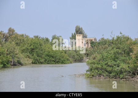 Israele, Distretto Settentrionale Ein Afek Riserva naturale sul fiume Naaman Foto Stock