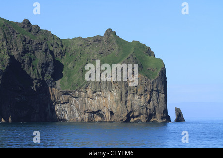 L'Islanda, Heimaey, la più grande isola dell'arcipelago Vestmannaeyjar Foto Stock