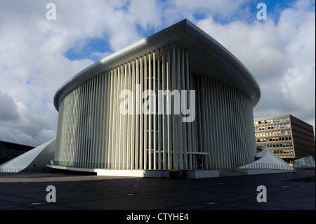 Philharmonie a der Place d'Europa, architetto Christian de Portzamparc a Place d'Europa, la città di Lussemburgo Foto Stock