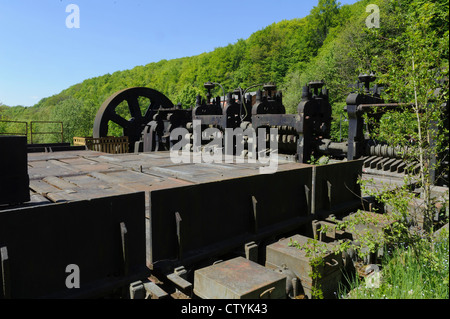 Parco Industriale Fond-de-Gras vicino Differdange, Lussemburgo Foto Stock