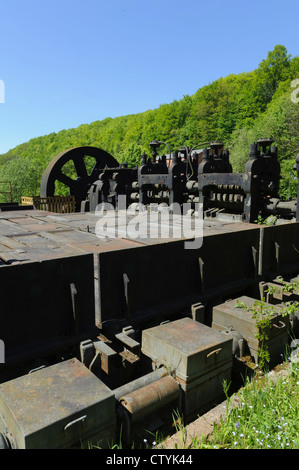 Parco Industriale Fond-de-Gras vicino Differdange, Lussemburgo Foto Stock