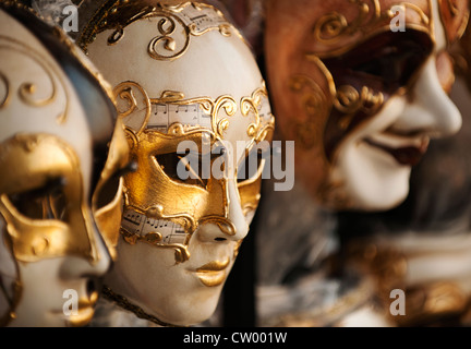 Tradizionali maschere veneziane, Venezia, Veneto, Italia Foto Stock