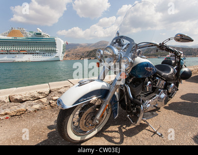 Harley Davidson 'Delight' moto Grecia Foto Stock