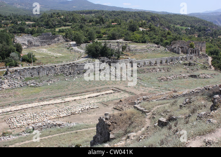 Tlos, antica città in Turchia Foto Stock