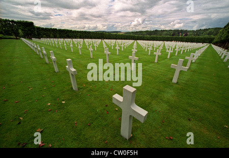 Verdun, Meuse, Francia. Meuse-Argonne Cimitero Americano. Luglio 2012. Foto Stock