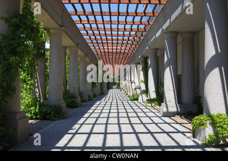 Wroclaw Pergola vicino Hala Stulecia Centenario Centennial Hall Foto Stock