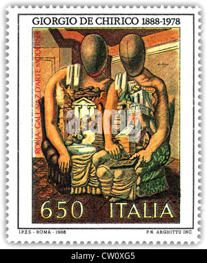 Giorgio de Chirico (Luglio 10, 1888 - 20 novembre 1978) Foto Stock