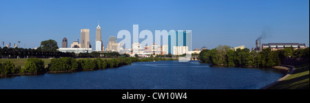 Indianapolis in Indiana Skyline Foto Stock
