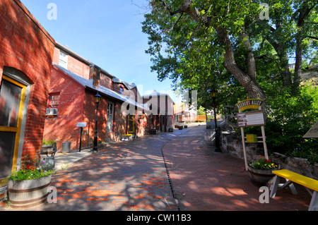 Reeder's Alley Helena Montana MT US Foto Stock