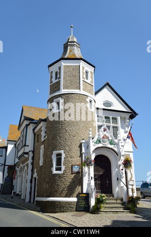 La Guildhall, Bridge Street, Città Vecchia, Lyme Regis, Dorset, England, Regno Unito Foto Stock