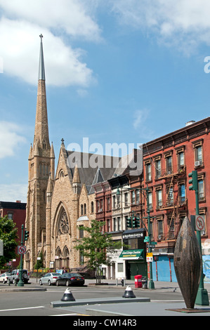 Efeso Chiesa degli Avventisti del settimo giorno Malcolm X Boulevard Lenox Avenue Harlem New York Manhattan Stati Uniti Foto Stock