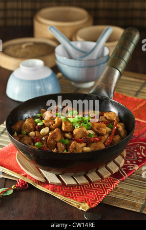 Kung Pao Pollo Cucina cinese Foto Stock