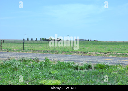 Texas terreni agricoli vicino a Amarillo, STATI UNITI D'AMERICA Foto Stock