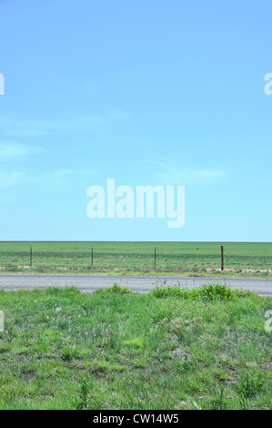 Texas terreni agricoli vicino a Amarillo, STATI UNITI D'AMERICA Foto Stock