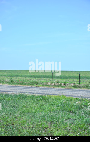 Texas terreni agricoli vicino a Amarillo, STATI UNITI D'AMERICA Foto Stock