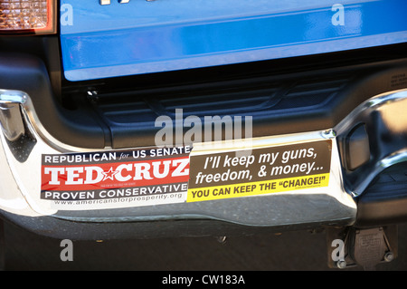 Bumper sticker Foto Stock