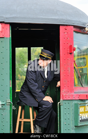 Stati Uniti Illinois South Elgin Trainman volontario (North Shore) linea interurbana #715 costruito nel 1930. Foto Stock