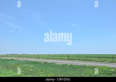 Texas terreni agricoli vicino a Amarillo, STATI UNITI D'AMERICA Foto Stock