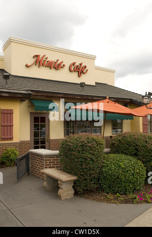 Il Mimi's Café di Greenville nella Carolina del Sud NEGLI STATI UNITI Foto Stock