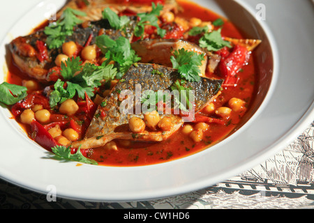 Zuppa di pesce - Bouillabaisse Foto Stock