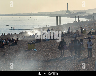 Brighton Seafront. Foto Stock