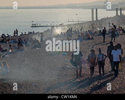 Brighton Seafront. Foto Stock
