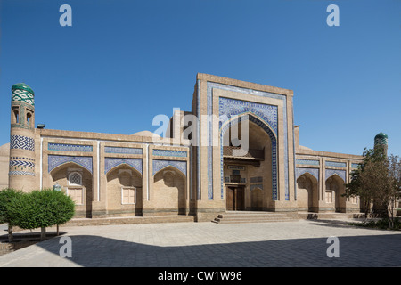 Matniyaz divano begi Madrasah, Khiva, Uzbekistan Foto Stock