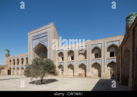 Matniyaz divano begi Madrasah, Khiva, Uzbekistan Foto Stock