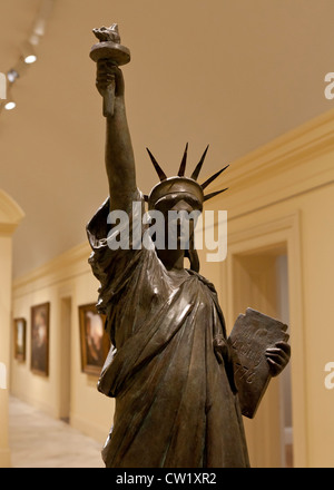 "Libertà" statua di Frederic Auguste Bartholdi, 1884 Foto Stock