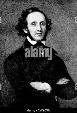 Felix Mendelssohn Bartholdy Foto Stock