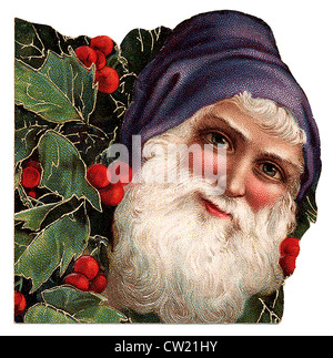 Santa Claus testa Foto Stock