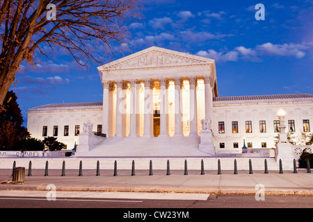 La Corte suprema degli Stati Uniti di Washington, D.C. Foto Stock