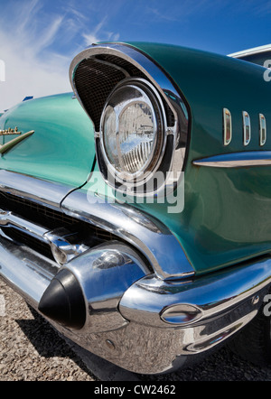 1957 Chevy faro anteriore Foto Stock