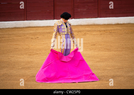 La corrida in Spagna. Il 20 luglio 2012, La Linea de la Concepcion, Spagna. Foto Stock