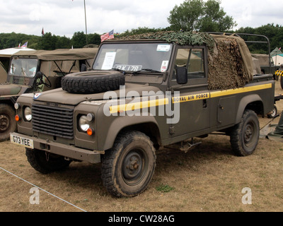 Land Rover 110 Royal Air Force Foto Stock