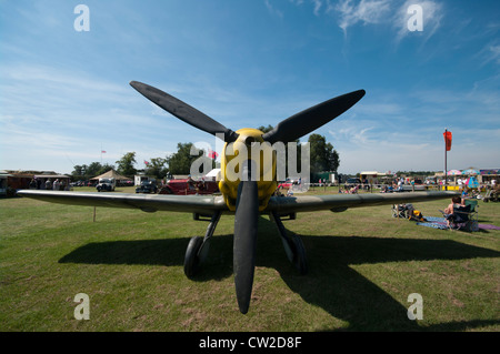 Messerschmidt Bf 109 ME 109 ad una fiera militare Foto Stock