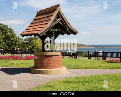 Wishing Well Brigg e Bay a Filey Yorkshire Regno Unito Foto Stock