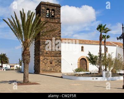 Chiesa di Nuestra Senora de la Candelaria La Oliva Fuerteventura Isole Canarie Spagna Foto Stock