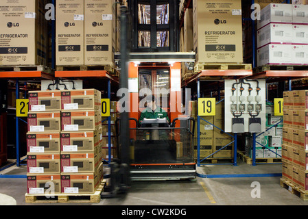 La logistica di LG Electronics Foto Stock