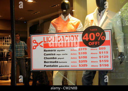 Mendoza Argentina, Avenida San Martin, shopping shopper acquirenti negozio negozi mercati mercato di vendita, negozio al dettaglio negozi business busin Foto Stock