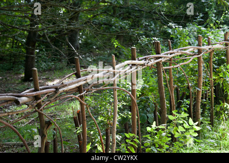 rete fissa di vimini Foto Stock