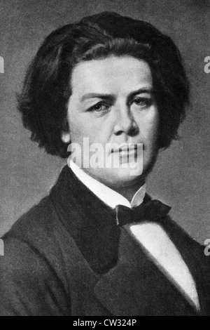 Anton Rubinstein (1829-1894) su incisione dal 1908. Russo, pianista compositore e direttore. Foto Stock