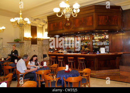 Buenos Aires Argentina,Avenida de Mayo,Castelar Hotel & Spa,ristorante ristoranti ristorazione caffè caffè,hotel storico,alberghi,bar lounge pub,liquore, Foto Stock