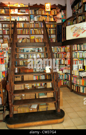 Buenos Aires Argentina,Avenida Adolfo Alsina,la Libreria de Avila del Colegio,libreria storica,libreria,libro,libri,scaffali,letteratura,Hispan Foto Stock