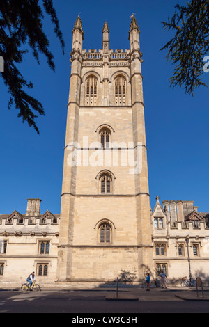 Il Magdalen College grande torre, Oxford Foto Stock