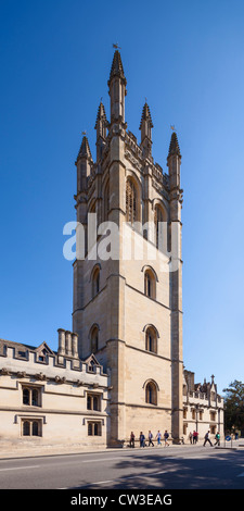 Il Magdalen College grande torre, Oxford Foto Stock