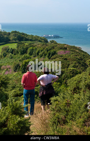 Cromer coastal cliff percorso a piedi Foto Stock